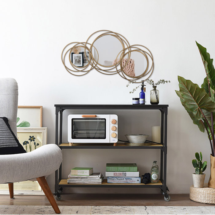 Mercer41 Genean Round Metal Wall Mirror Wayfair